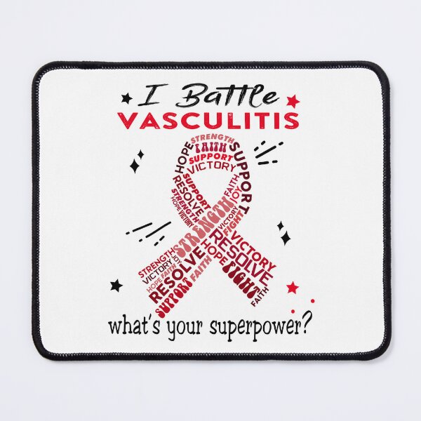Item preview, Vasculitis Warrior, I Battle Vasculitis What's Your Superpower? designed and sold by Greggwillard.