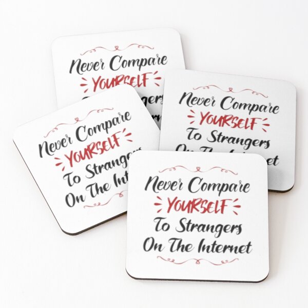 Item preview, Never compare yourself to strangers on the internet essential T-shirt  designed and sold by Zarki19.