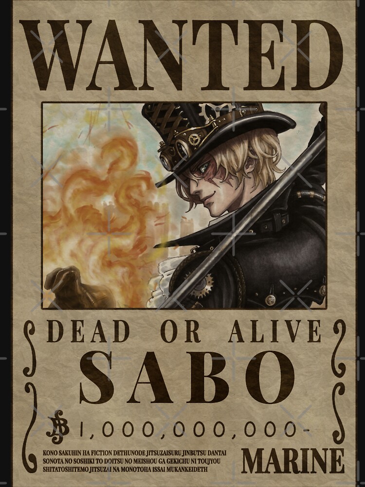 Wanted Sabo - One Piece - Poster / Affiche 