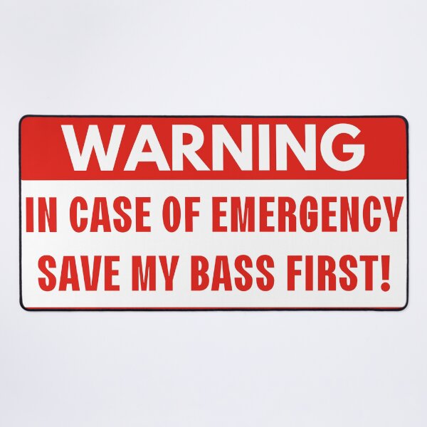 Item preview, Save My Bass First! designed and sold by bloody-L.