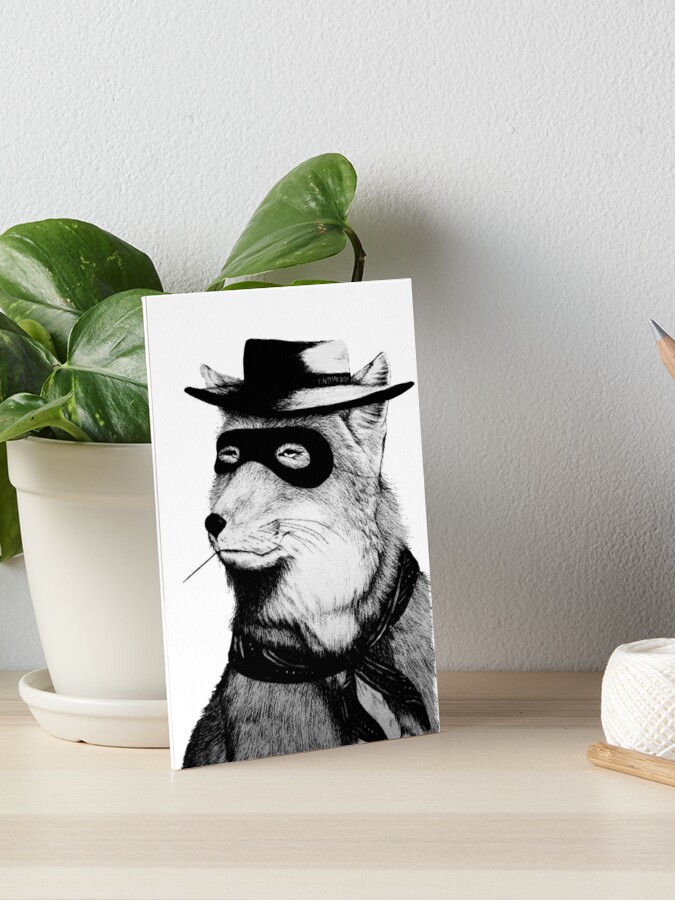 Tibetan Bandit Fox Art Board Print for Sale by Jet Treacy