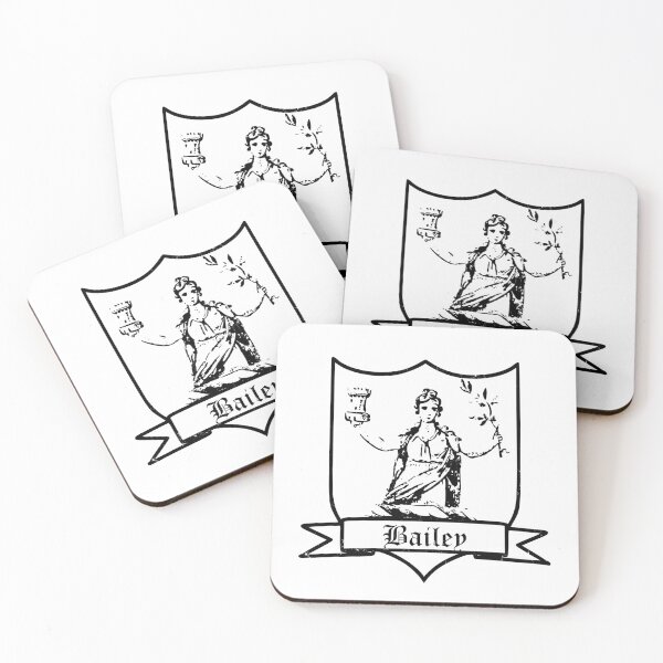 Item preview, Bailey Surname Crest designed and sold by BagTown Clans.