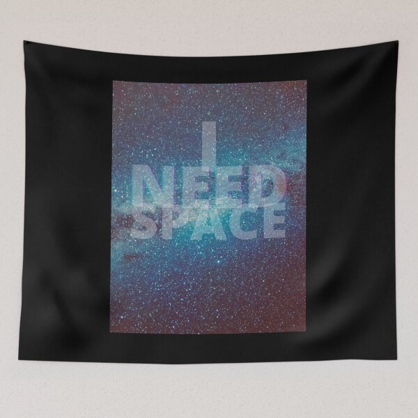 Item preview, I Need Space - Abstract, Blurry, Blue Galaxy designed and sold by Quirkdom.