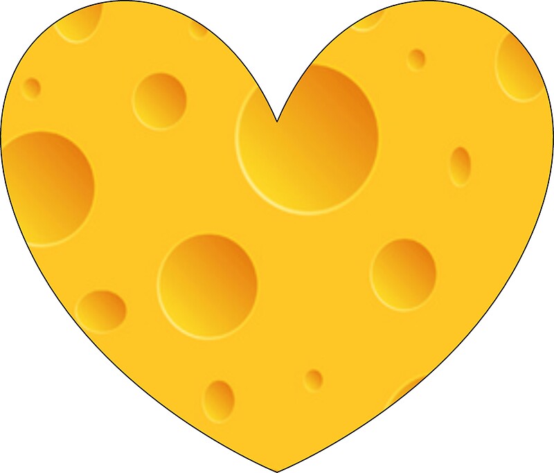 "Swiss Cheese Heart" Stickers by Katherine Cardone Redbubble