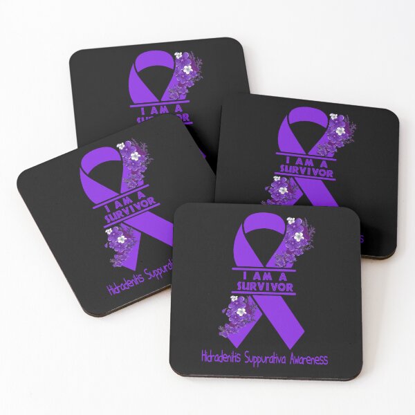 Item preview, I Am A Suvivor Ribbon Hidradenitis Suppurativa Awareness designed and sold by heppenp.