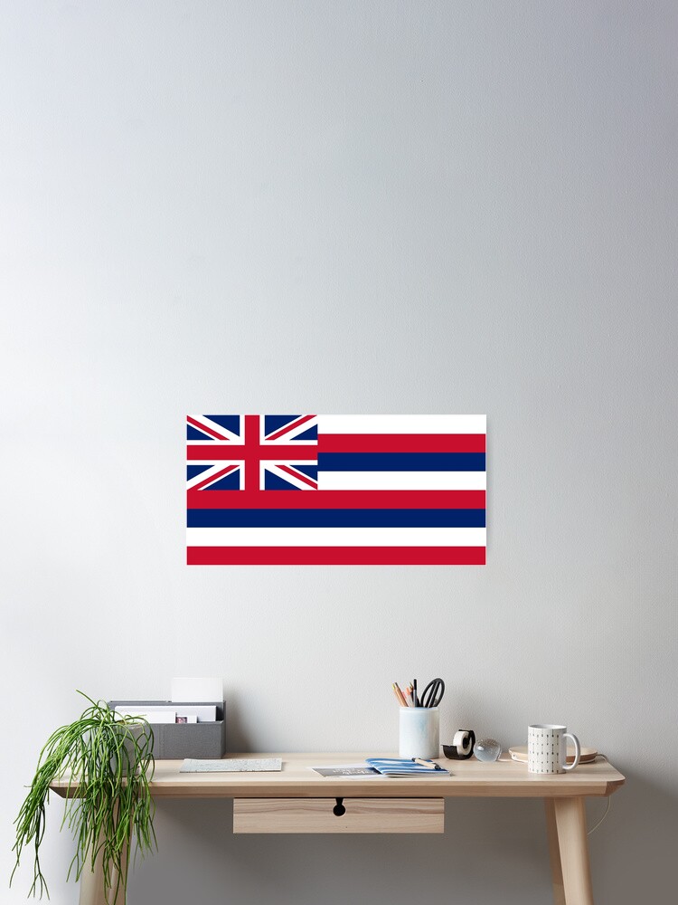 Hawaiian Flag Ka Hae Hawaii authentic Artwork