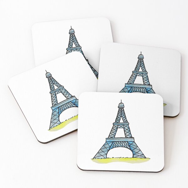 Item preview, Eiffel Tower Watercolor designed and sold by kmstudio.