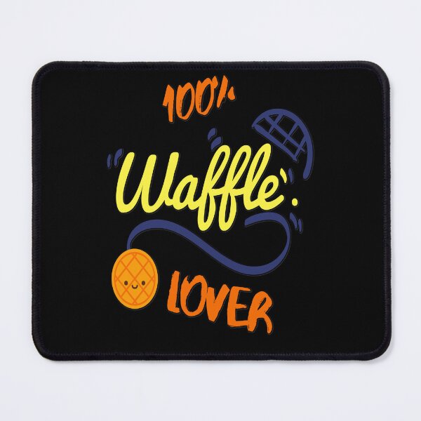 Item preview, Waffle lover 100% - funny, sweet food design designed and sold by MAD-STREETWEAR.