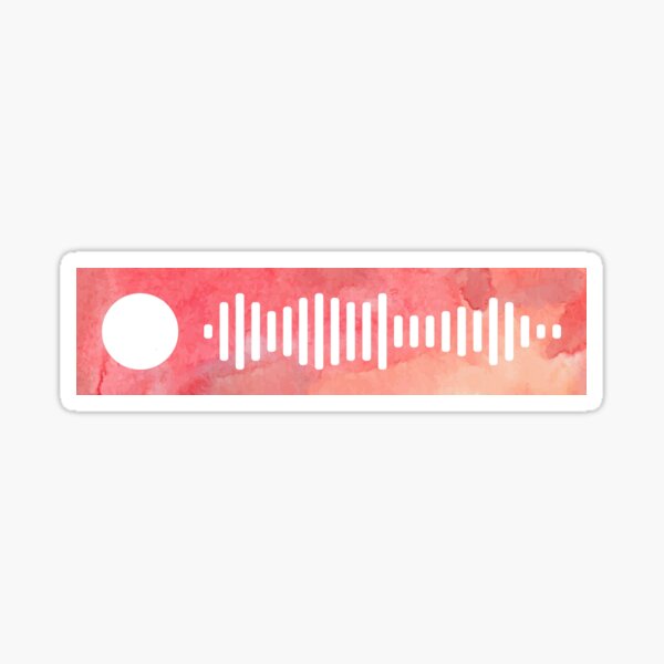 Rick Roll Spotify Code Sticker for Sale by georgi1801
