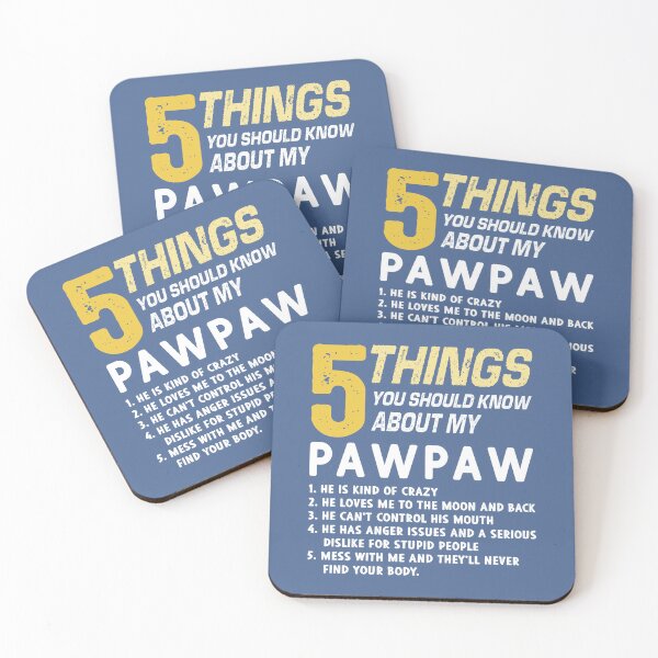 Item preview, 5 Thing You Should Know About My Paw Paw Grandad Grandpa designed and sold by raretshirtsuk.