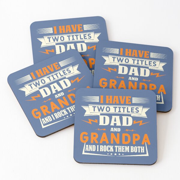 Item preview, I Have Two Titles Dad And Grandpa And I Back Them Both Papa designed and sold by raretshirtsuk.