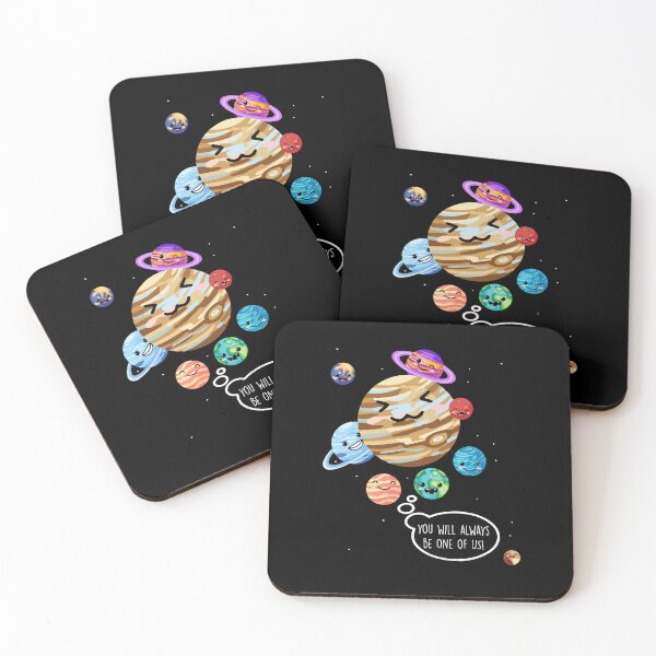 Item preview, Pluto Planet Funny Space Cartoon Planets Never Forget Pluto designed and sold by Dressed For  Duty.