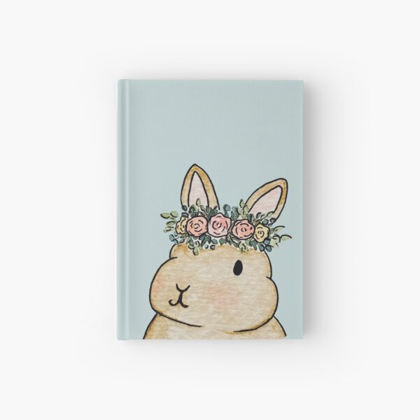 Cute bunny Hardcover Journal