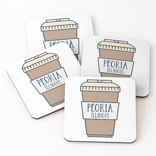 Item preview, Peoria Illinois Cute Coffee Lovers designed and sold by Krysanthe.