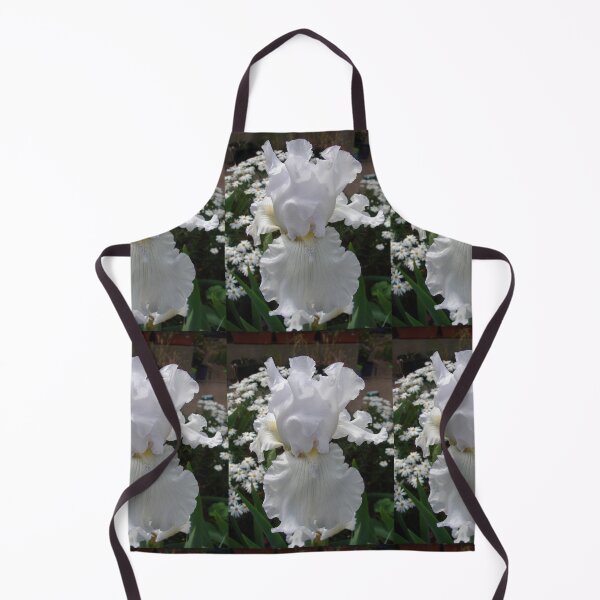 Item preview, White Bearded Iris Irises in the white Garden designed and sold by Sarah  Rajkotwala.