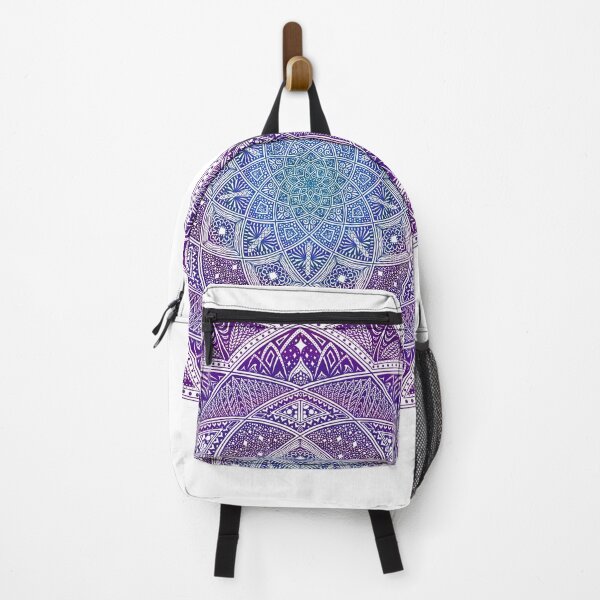 Item preview, Blue and Purple Starry Night Nine-Point Mandala designed and sold by Suzanne Uchytil.