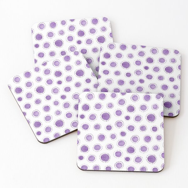 Item preview, Purple Watercolor polka Dots designed and sold by OutcastBrain.