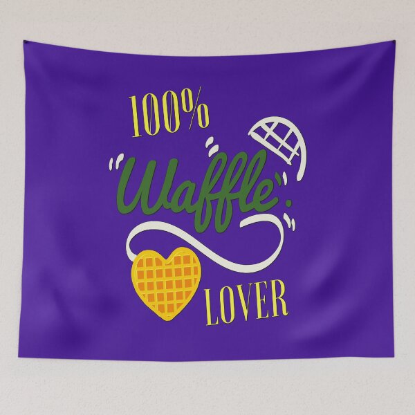 Item preview, Waffle lover a funny, sweet food design designed and sold by MAD-STREETWEAR.
