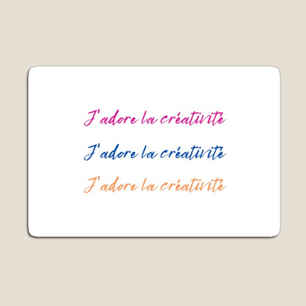I Adore Creativity Magnet