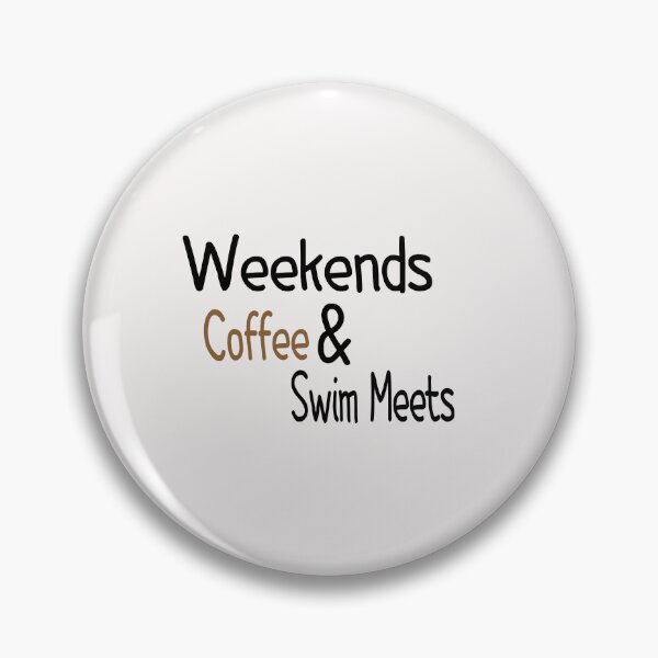 Item preview,  Cute coffee-Weekends Coffee & Swim Meets-funny designed and sold by Picolo25.