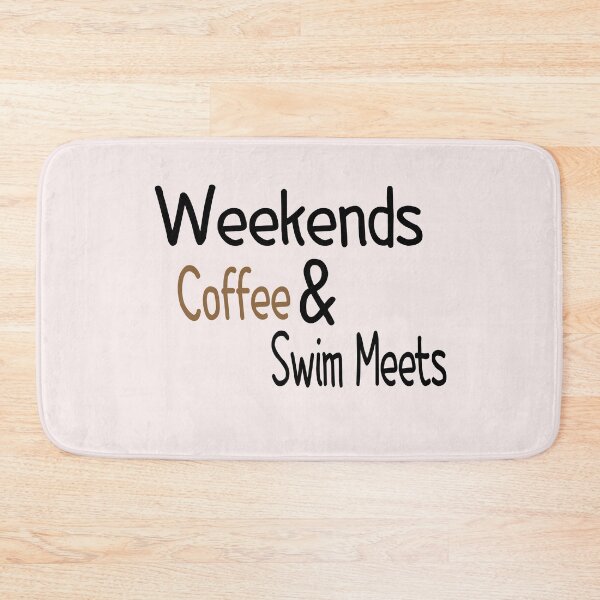 Item preview,  Cute coffee-Weekends Coffee & Swim Meets-funny designed and sold by Picolo25.