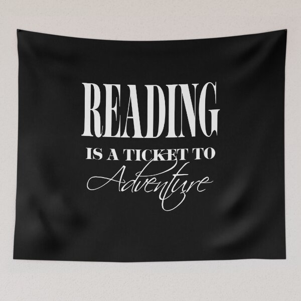 Item preview, reading is a ticket to adventure designed and sold by lefdaouired.