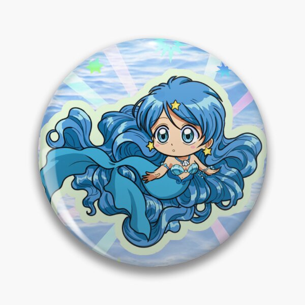 Artikelvorschau, Hanon, hannon, hannon hosho, meerjungfrau melodie, meerjungfrau, meerjungfrau melodie pichi pichi, süß, fisch, anime, süßes anime mädchen Sticker entworfen und verkauft von chubi-lu.