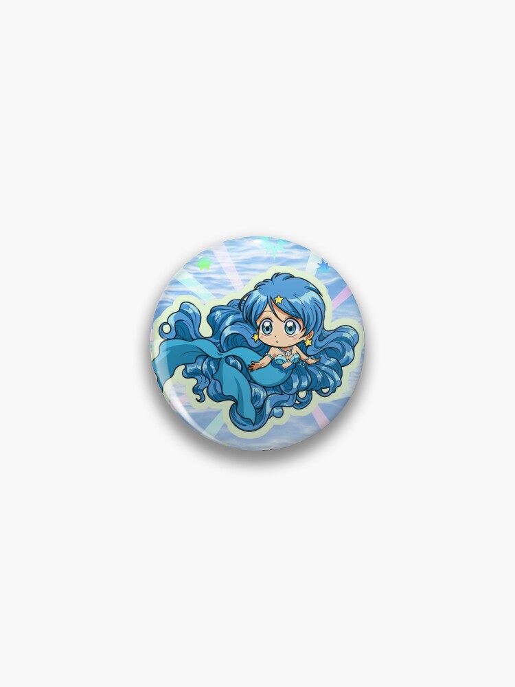 Hanon, hannon, hannon hosho, mermaid melody, mermaid, mermaid melody pichi  pichi, cute, fish, anime, cute anime girl Sticker Pin by chubi-lu