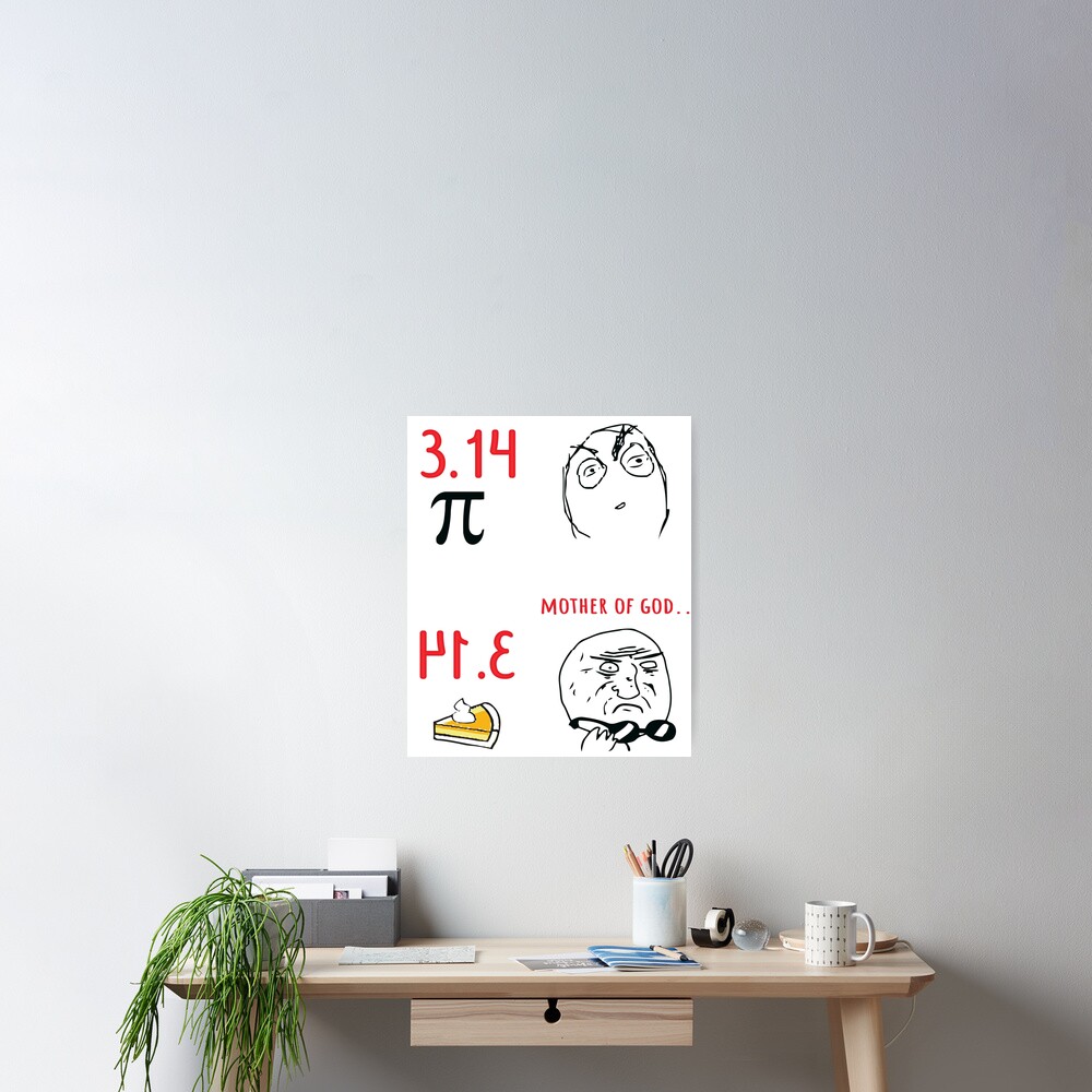 P ster 3 14 pi n mero s mbolo matem ticas profesor mem regalos de