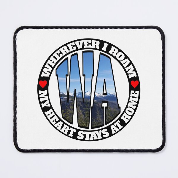 Item preview, Heart Stays Home - Washington designed and sold by DonDota.