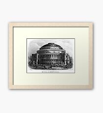 Vintage Royal Albert Hall print Framed Print