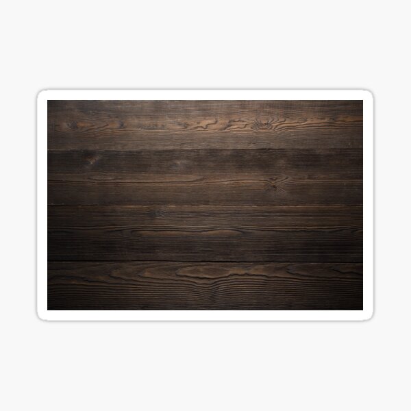 Rustic Dark brown WOOD LOOK texture Sticker