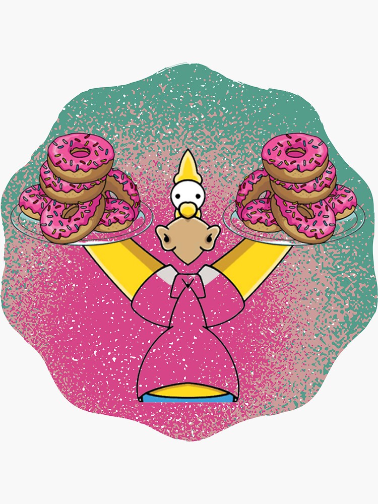 Sugar Trip Homer Sticker for Sale by Toadlyart