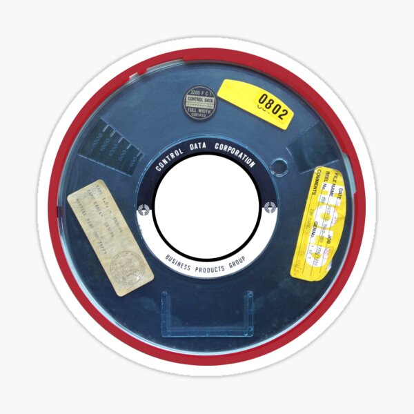 IBM Tape Reel Sticker
