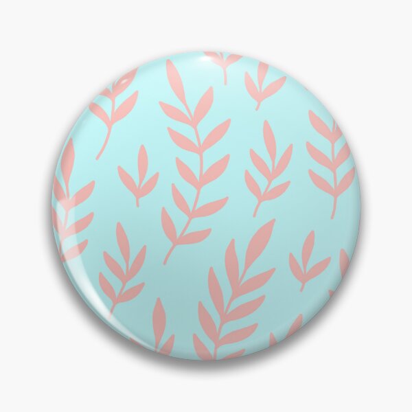 Item preview, Pink and blue floral print designed and sold by harzdesigns.