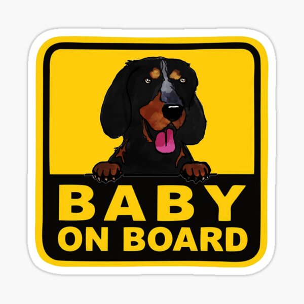 Dog on 2024 board decal