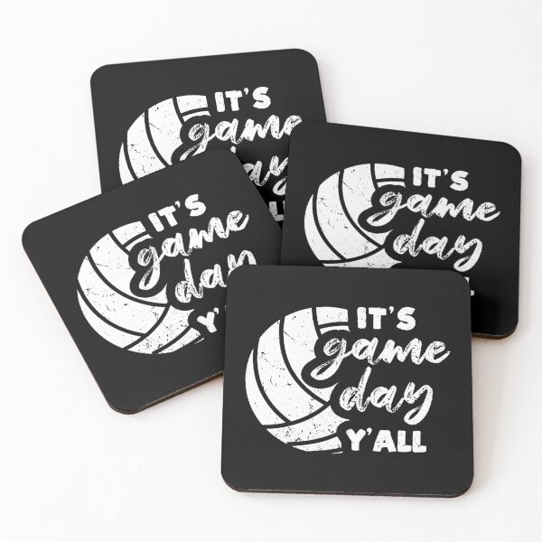 Item preview, It's Game Day Y'all Funny Volleyball Player Vball Sticker designed and sold by ricedali41.
