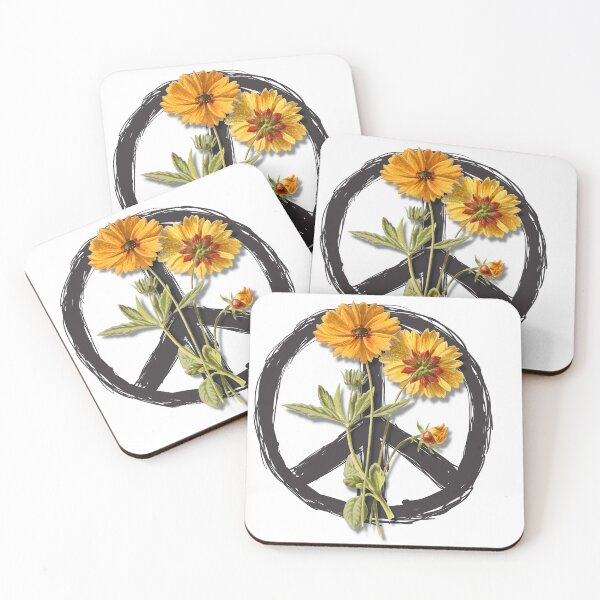 Item preview, Peace sign w sunflowers support Ukraine t shirt, sunflower sticker, peacehoodie, peacesweatshirt, sunflowerhat designed and sold by Paintingladycat.