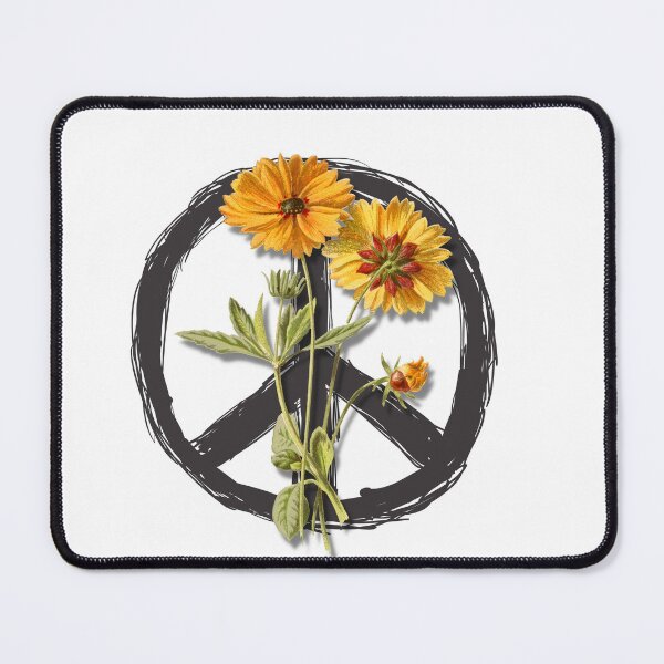 Item preview, Peace sign w sunflowers support Ukraine t shirt, sunflower sticker, peacehoodie, peacesweatshirt, sunflowerhat designed and sold by Paintingladycat.