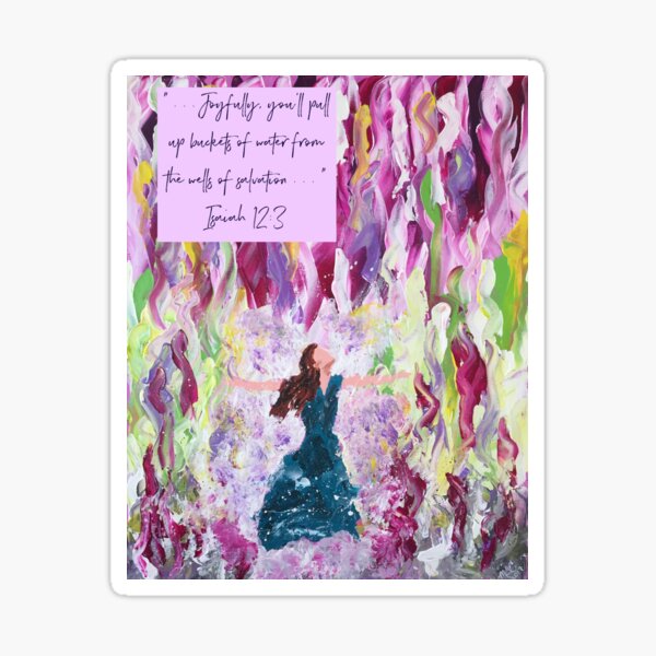 Water of Life with Scripture Sticker
