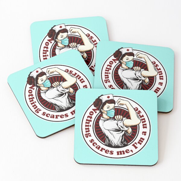 Item preview, Nothing scares me I'm a nurse, Nursing school design designed and sold by Cheeky Companions.