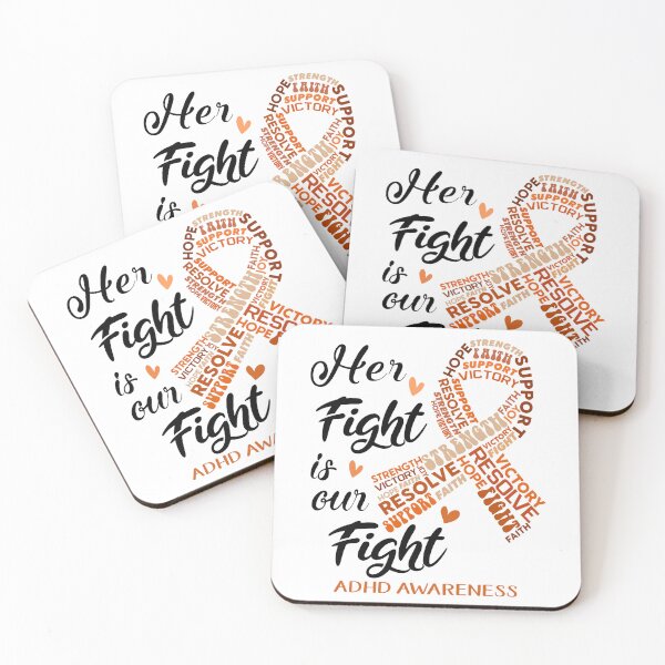 Item preview, ADHD Warrior, Her Fight is our Fight ADHD Awareness designed and sold by Greggwillard.