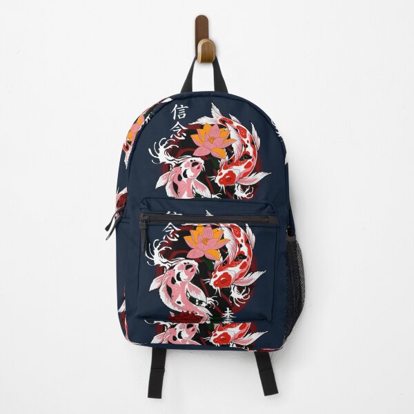 Item preview, Yakuza Japanese tattoos, koi fish pond, floral water original designed and sold by Cheeky Companions.