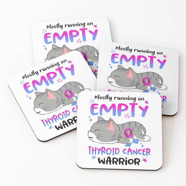 Item preview, Thyroid Cancer Awareness, Mostly Running on Thyroid Cancer Warrior designed and sold by Tammyilaria.