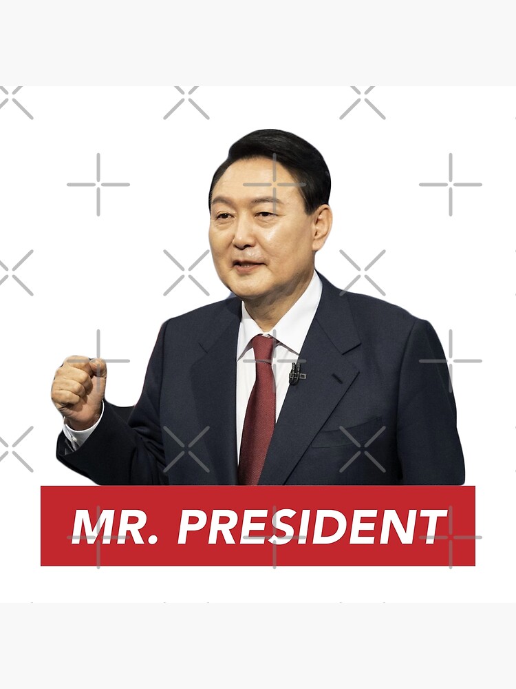 "President Yoon Suk Yeol South Korea Election" Poster by Heartworx