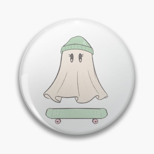 Item preview, green skateboard ghost designed and sold by s0aphie.