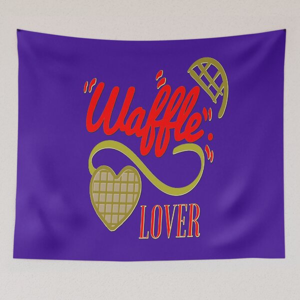 Item preview, Waffle Lover a funny, sweet food design designed and sold by MAD-STREETWEAR.
