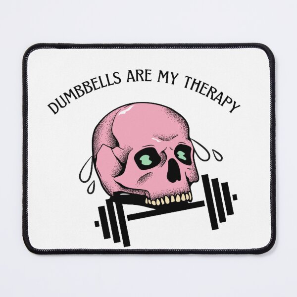 Item preview, DUMBELLS ARE MY THERAPY designed and sold by amalgamateyou.