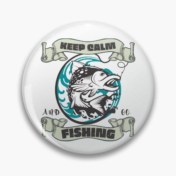 Artikelvorschau, BEHALTEN SIE RUHE UND GEHEN SIE, T-SHIRT ZU FISCHEN entworfen und verkauft von Magicalair.