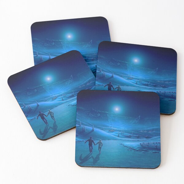 Item preview, Anime Love With Moon At Snowy Night designed and sold by Alexandra Rty.